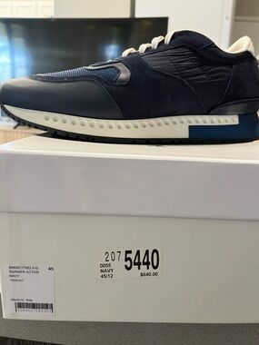 Givenchy Navy and White Men's Runner Sneaker
